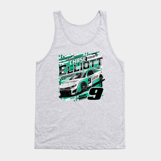 Chase Elliott UniFirst Car Tank Top by ganisfarhan